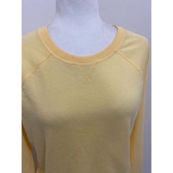 SWEATY BETTY Chelsea Crop Yellow Sweatshirt Small - Picture 3 of 8